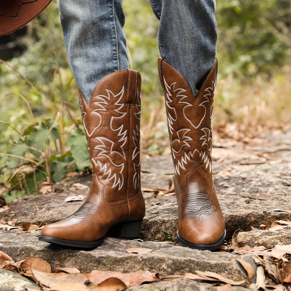 Men's Mid-Calf Western Boots