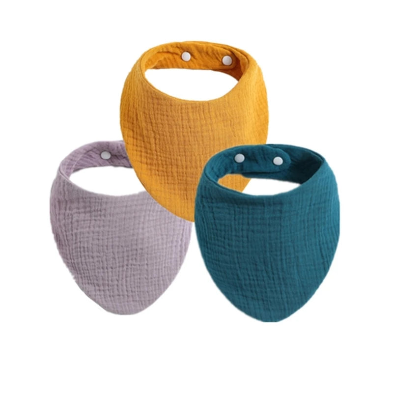 Muslin Baby Bibs & Face Cloths Set