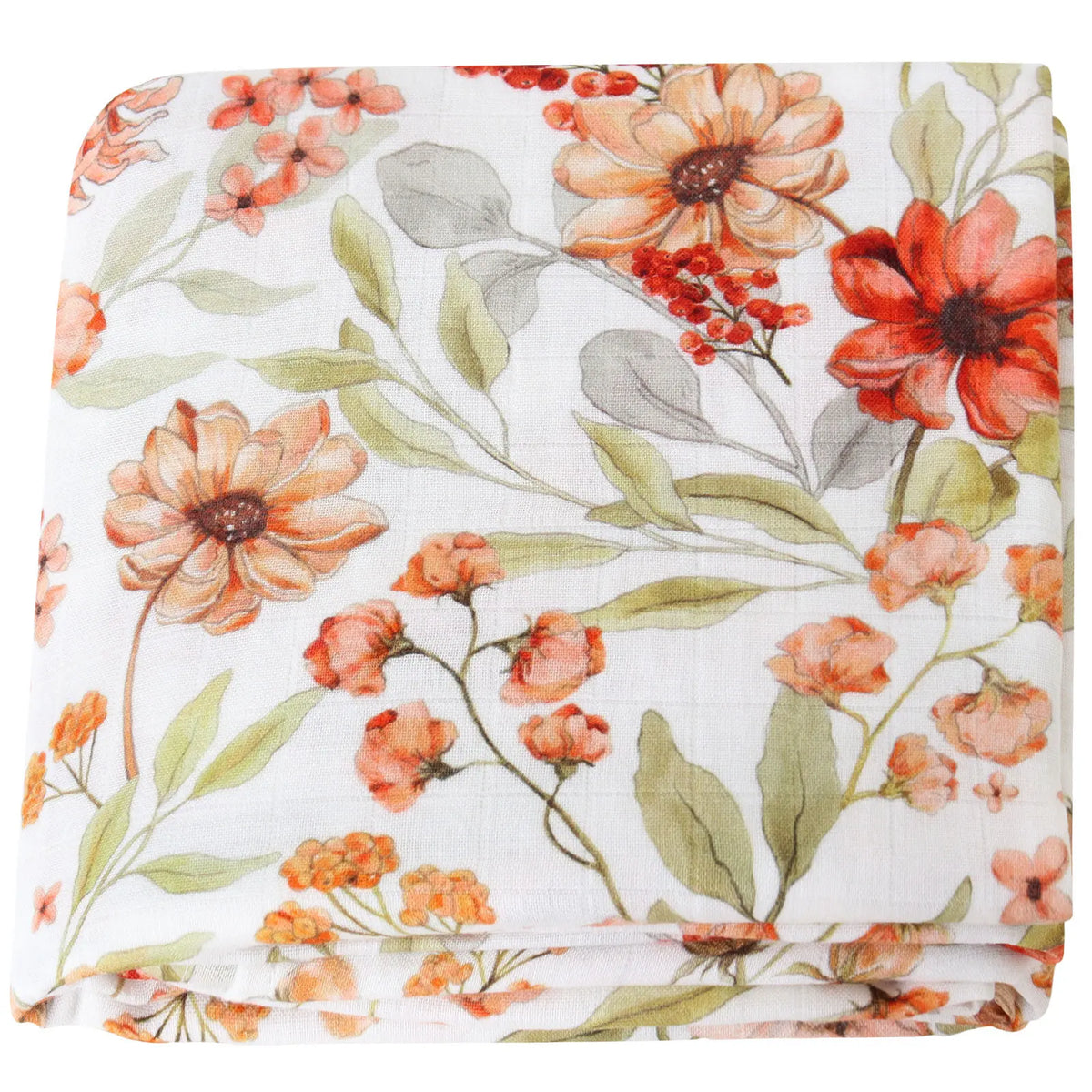 Bamboo Muslin Baby Swaddle Blanket 120cm