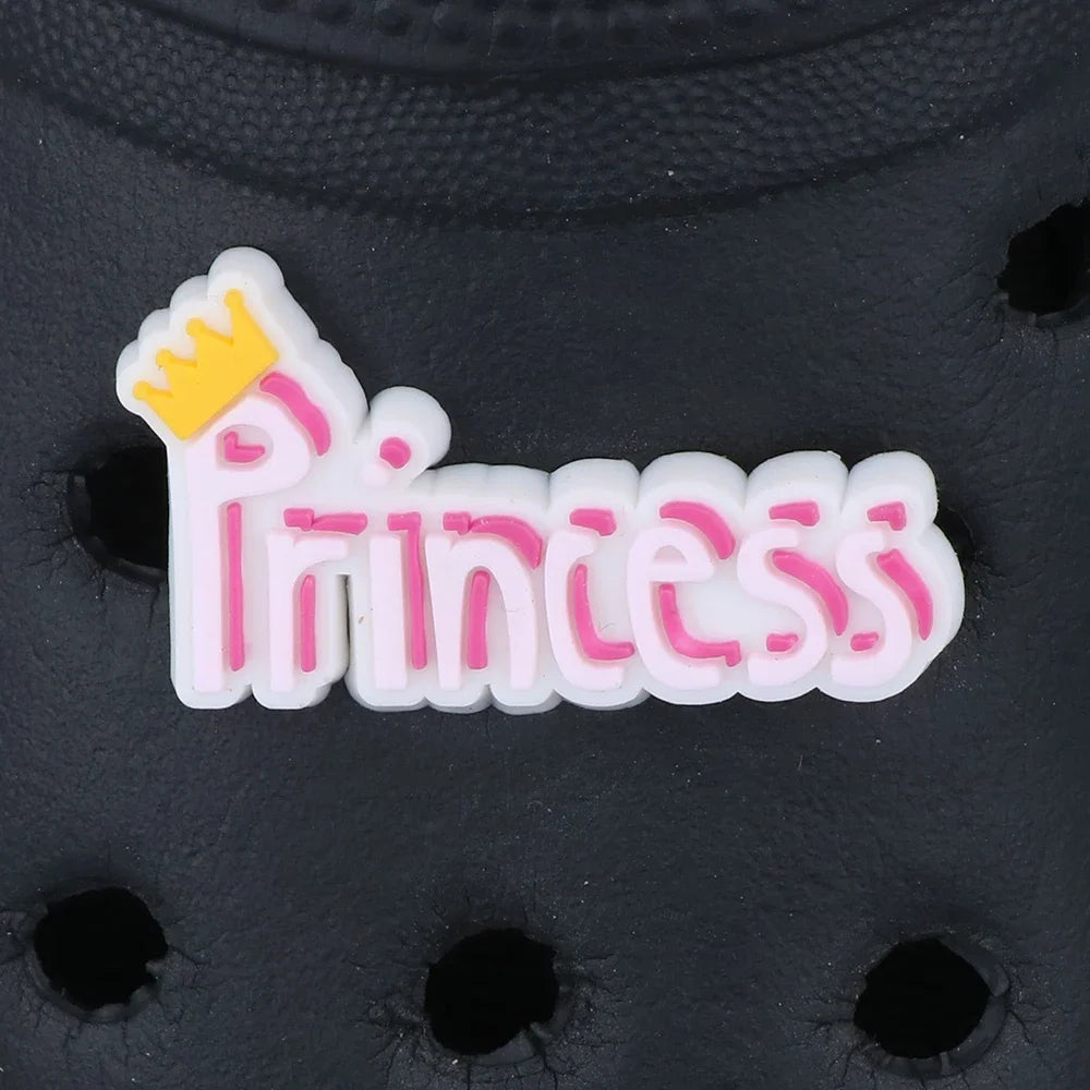 Cartoon Message Shoe Charms