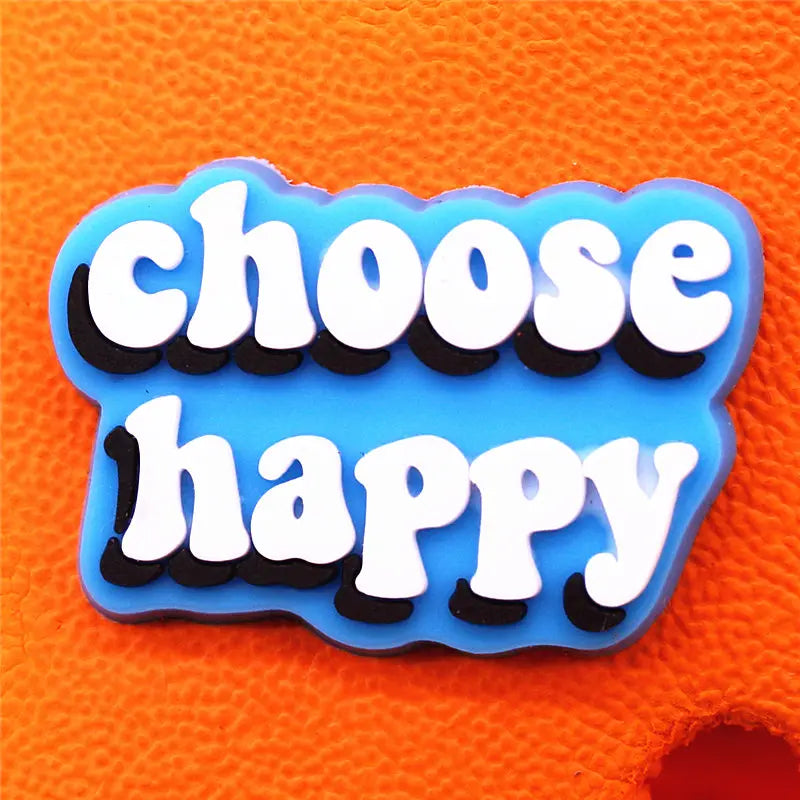 Positive Message Shoe Charms