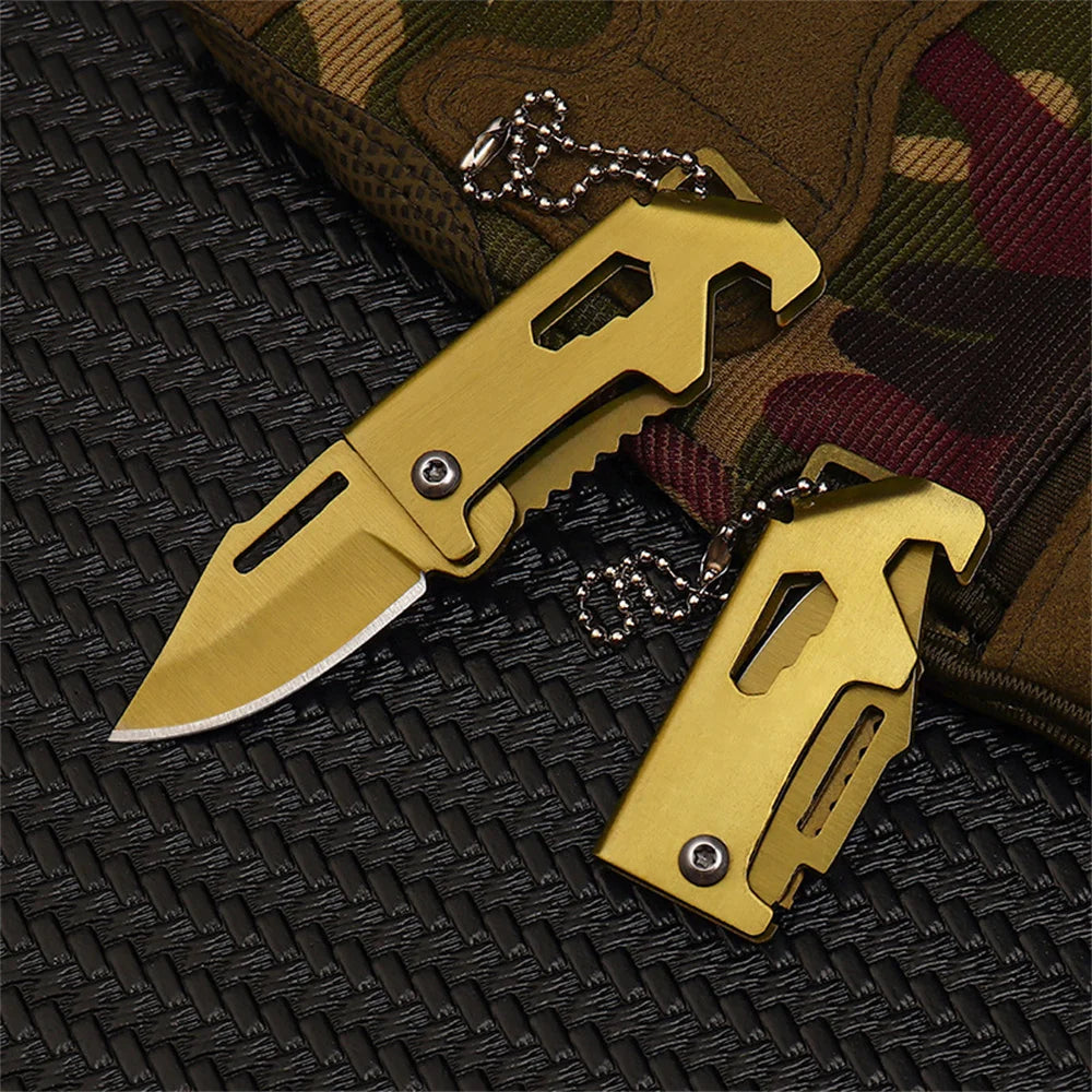 Folding Pocket Knife Keychain