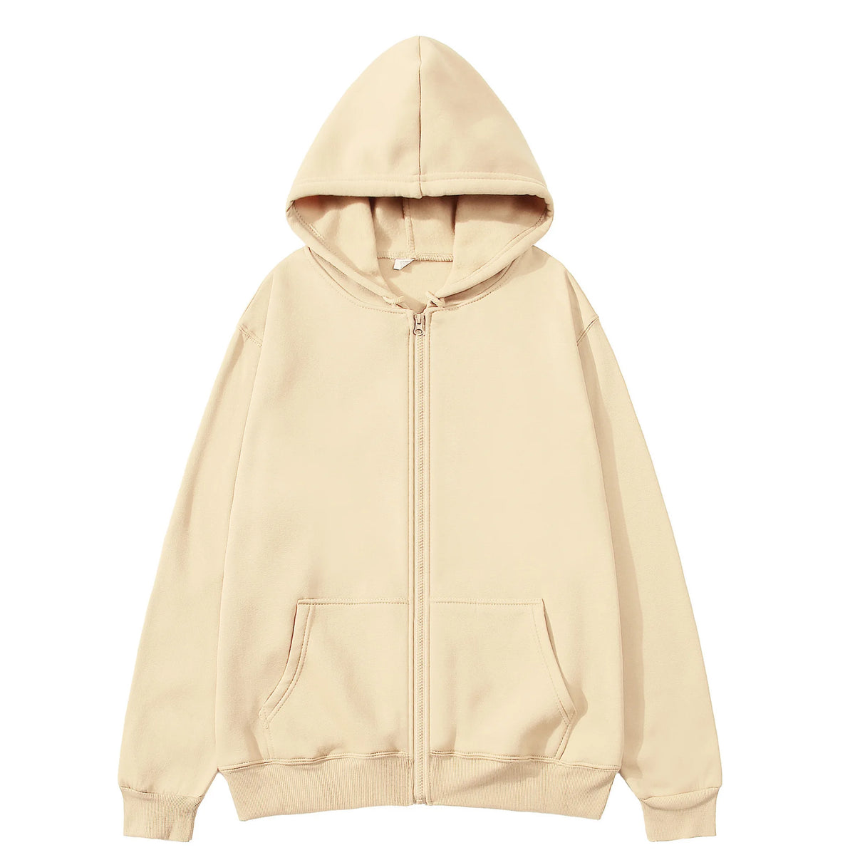 Men's Loose Zip-Up Hoodie