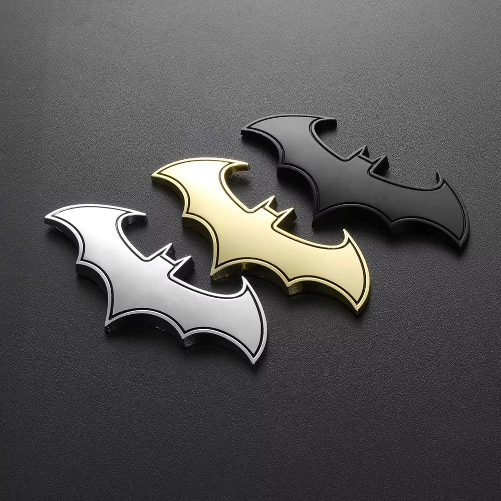 🦇 3D Bat Shape Metal Car Sticker