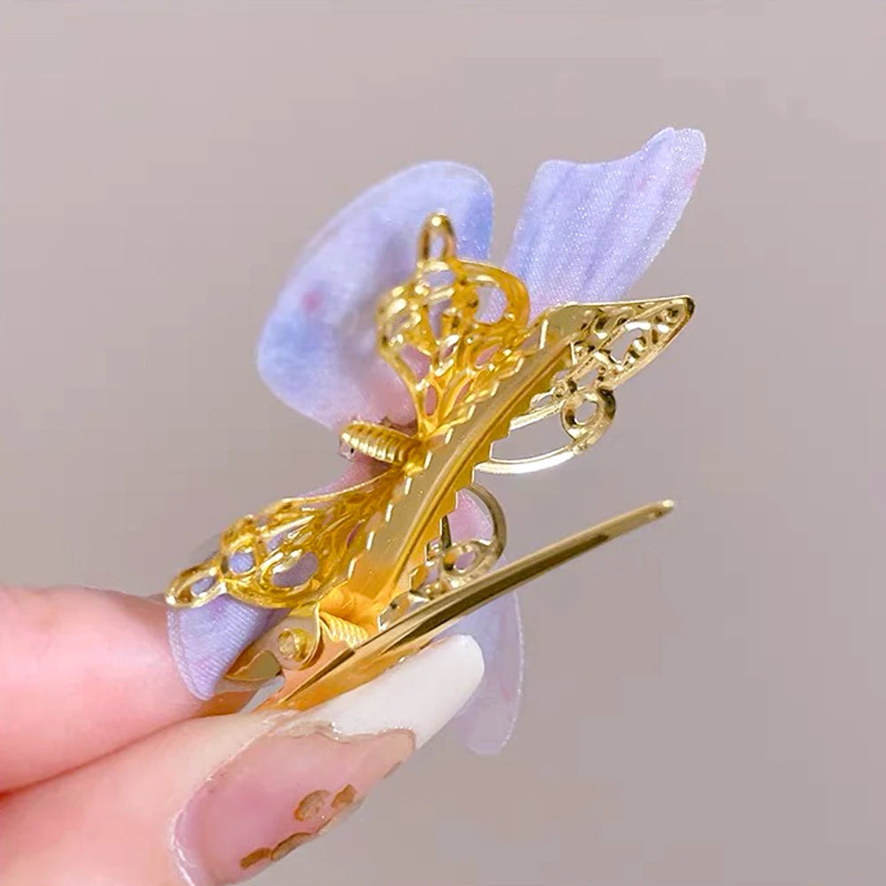 Butterfly Hair Clips Set – 6 Pcs