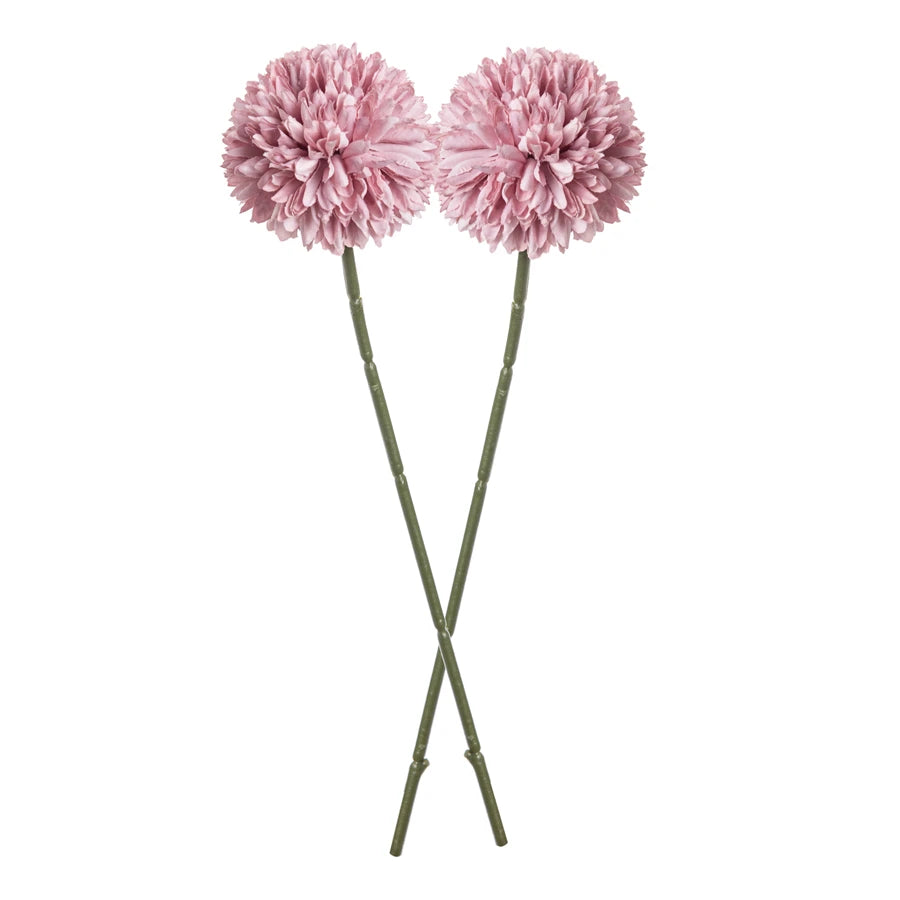 Silk Hydrangea Pompons