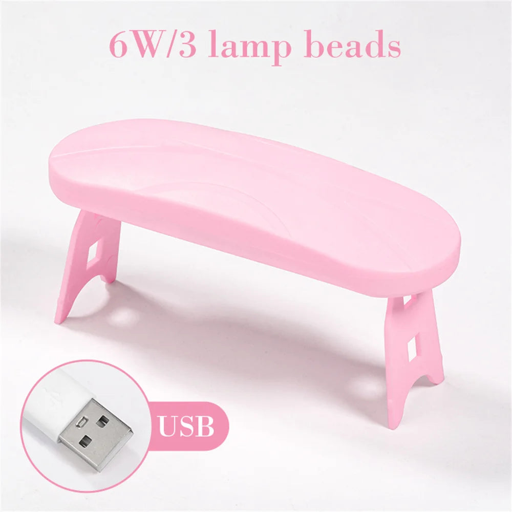 6W Mini UV LED Nail Dryer Lamp