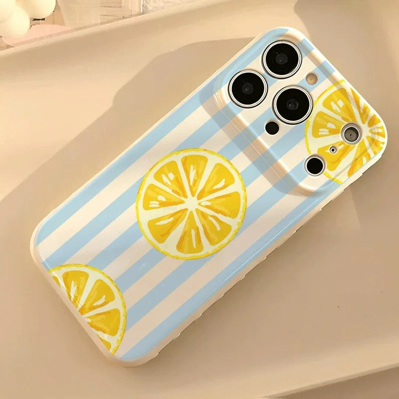 🍋 Watercolor Lemon Slice Phone Case