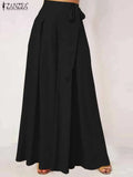 Pleated High Waist Flare Pants