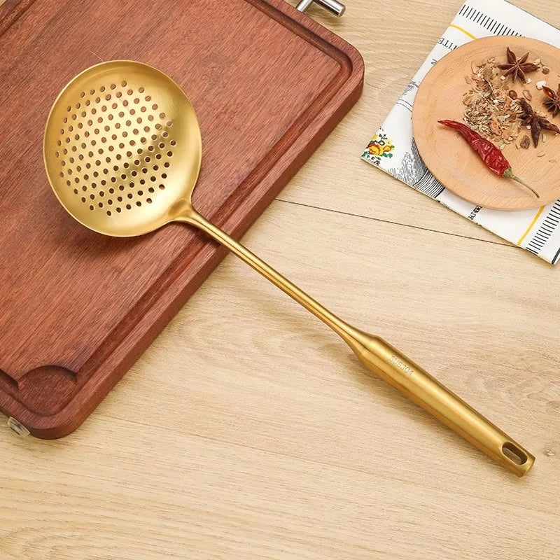 Gold Stainless Steel Kitchen Utensils