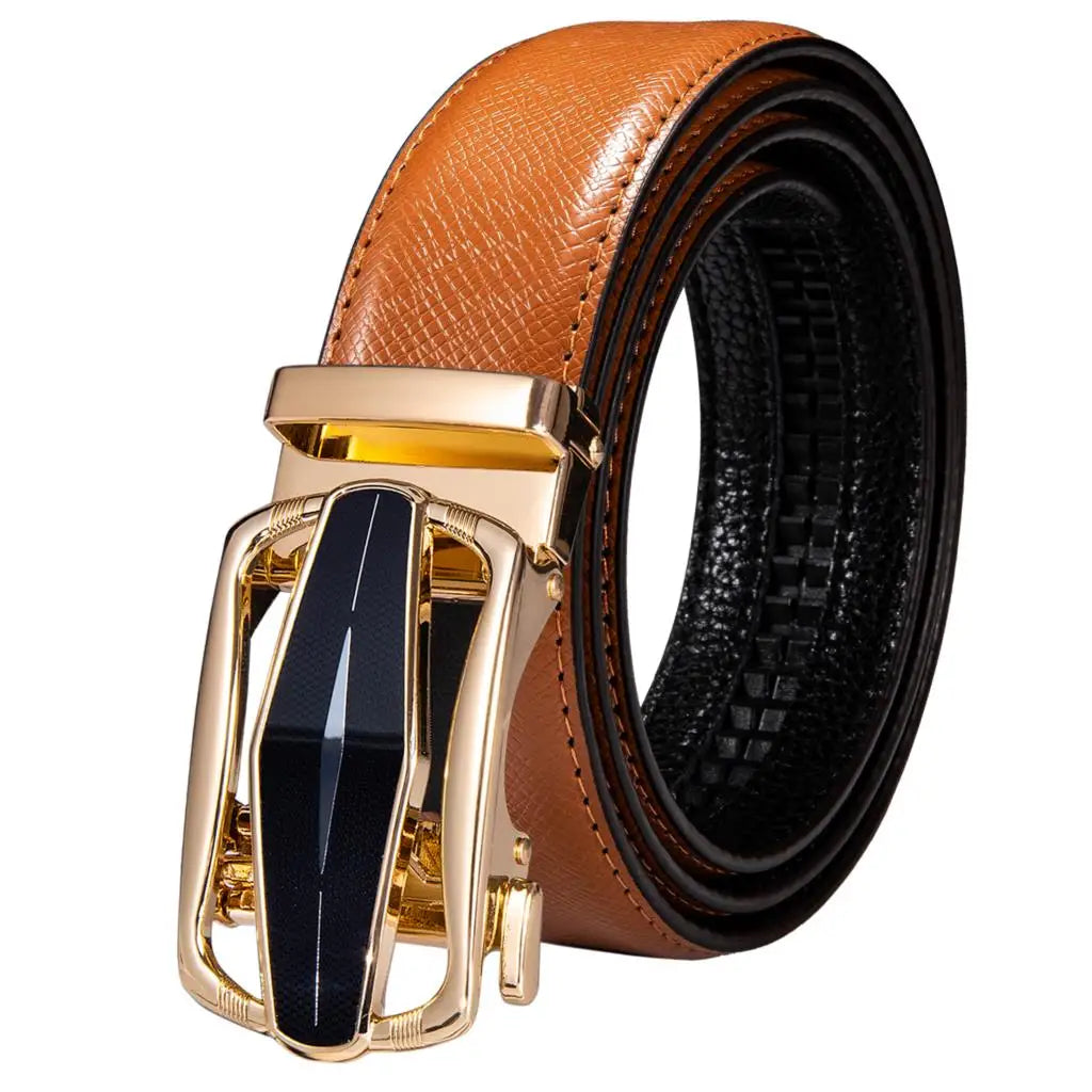 Men's Colorful Leather Jeans Belt