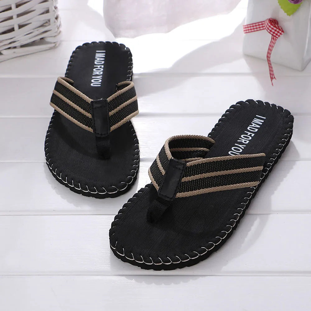 Men's Canvas Flip-Flops