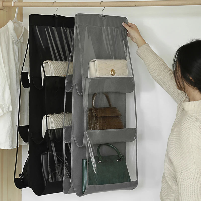 Hanging Handbag Organizer with Pockets