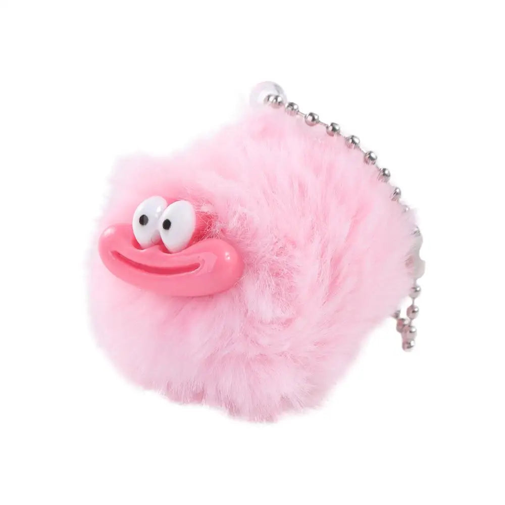 Mini Plush Animal Keychain