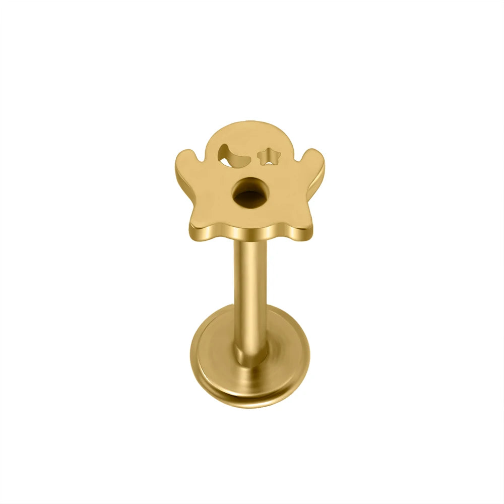 Skeleton Hand Cartilage Stud (16G)