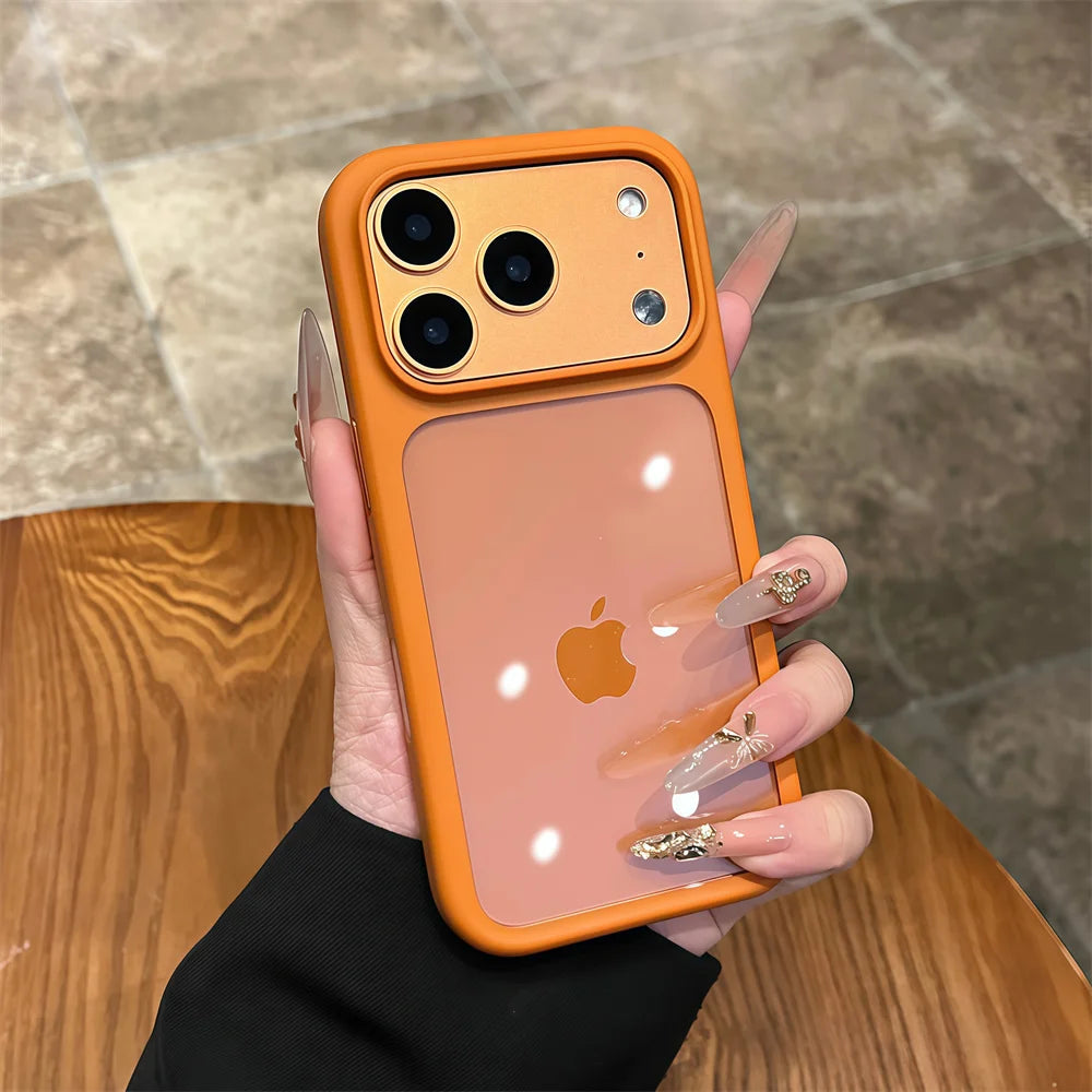 Clear Hard Back iPhone Case