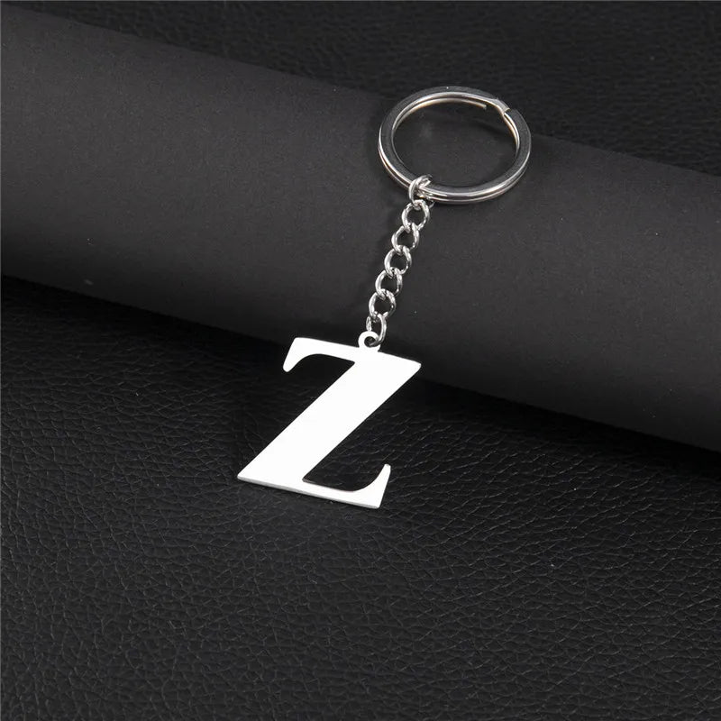 Initial Letter A–Z Keychain