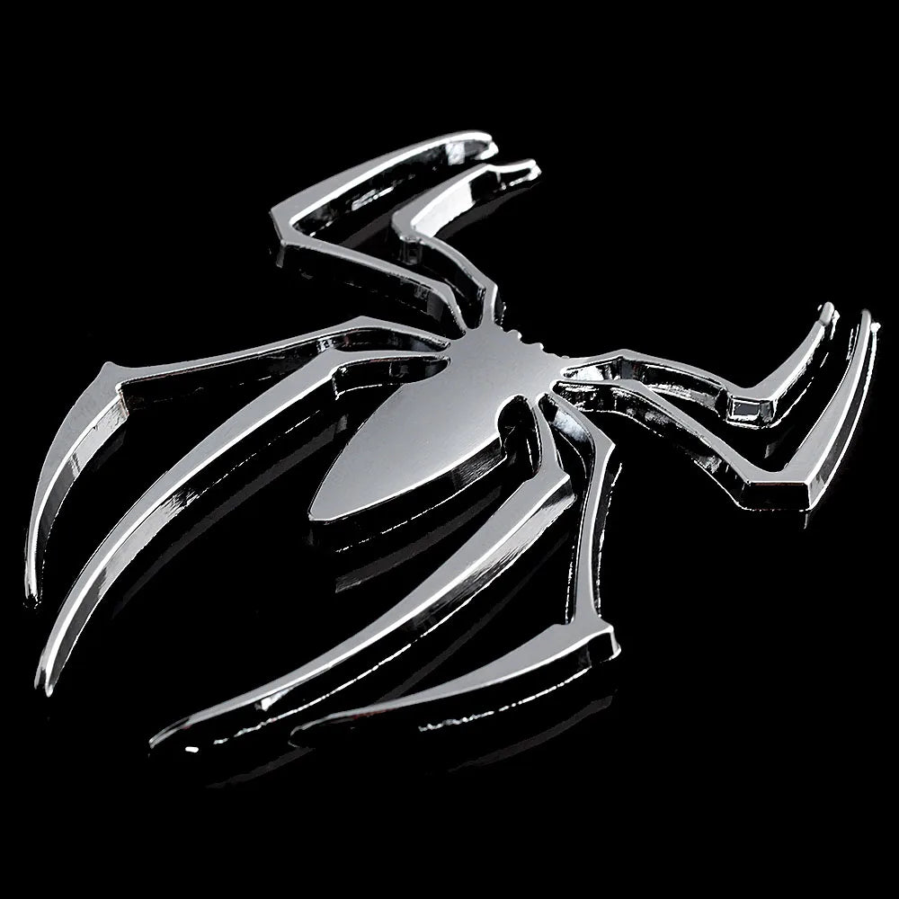 🕷️ 3D Metal Spider Car Emblem