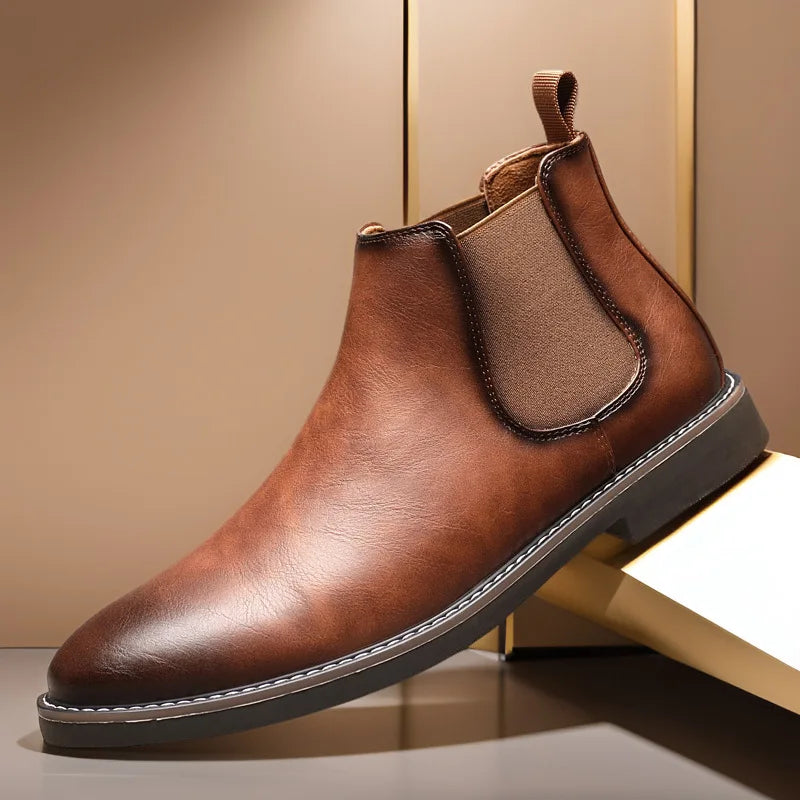 Men's Leather Chelsea Boots