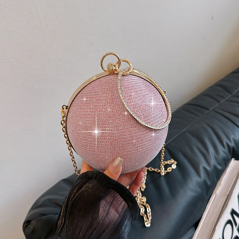 Sparkling Round Ball Mini Bag