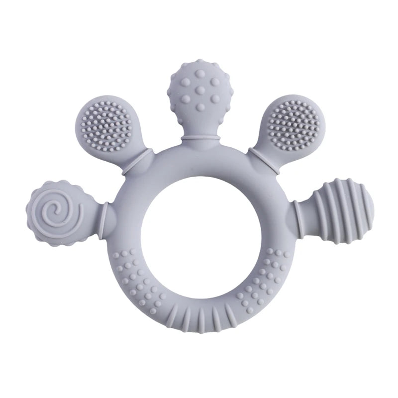 BPA-Free Silicone Teether Rattle