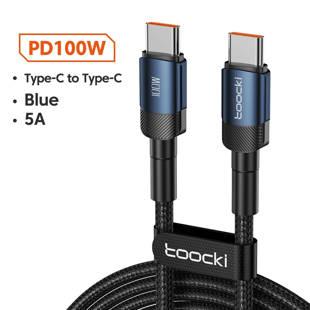 ⚡ Toocki 100W USB-C Fast Charging Cable