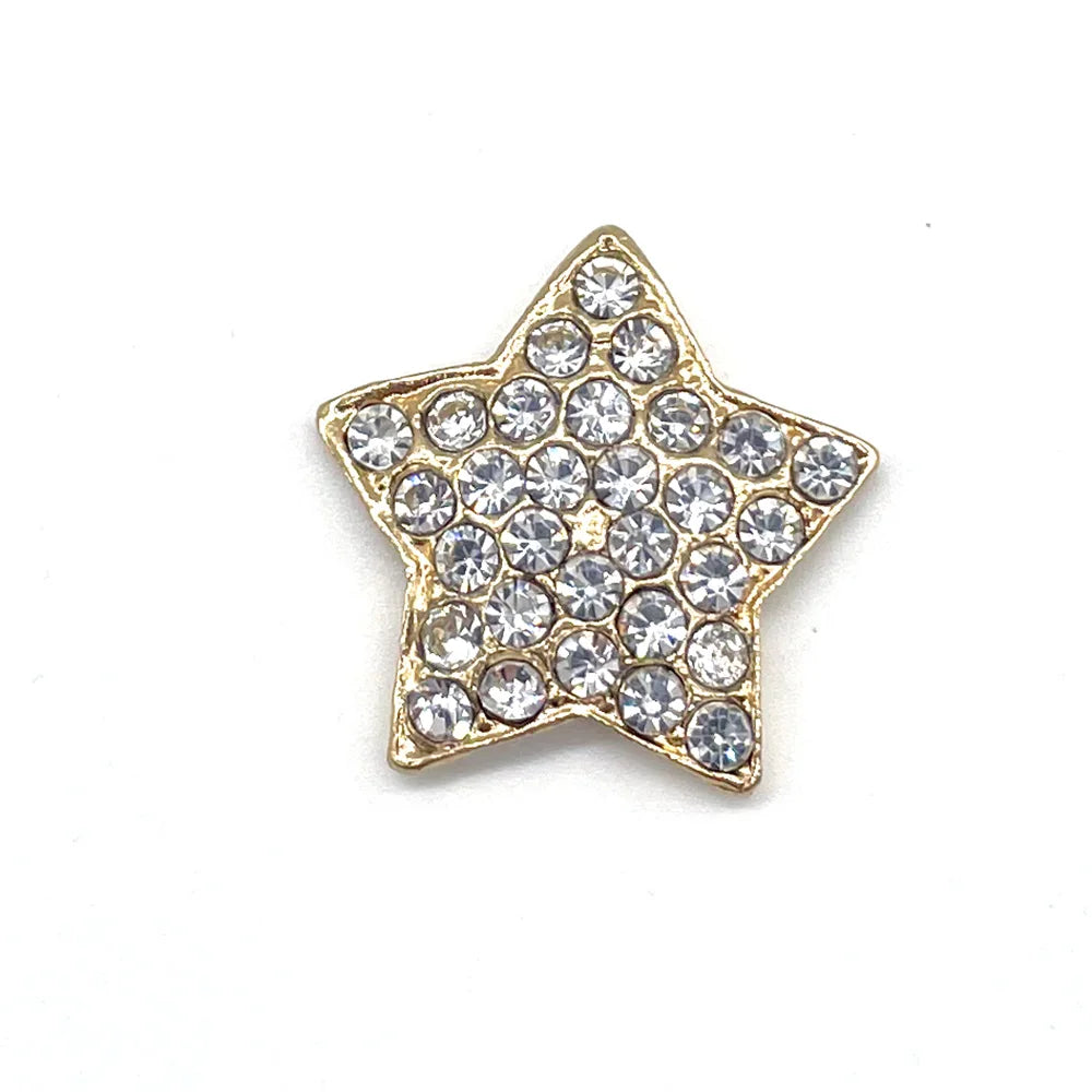 Metal Pearl Shoe Charms