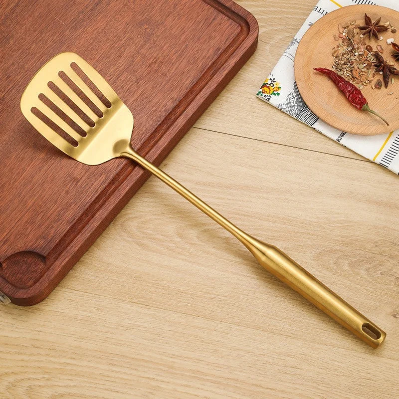 Gold Stainless Steel Kitchen Utensils