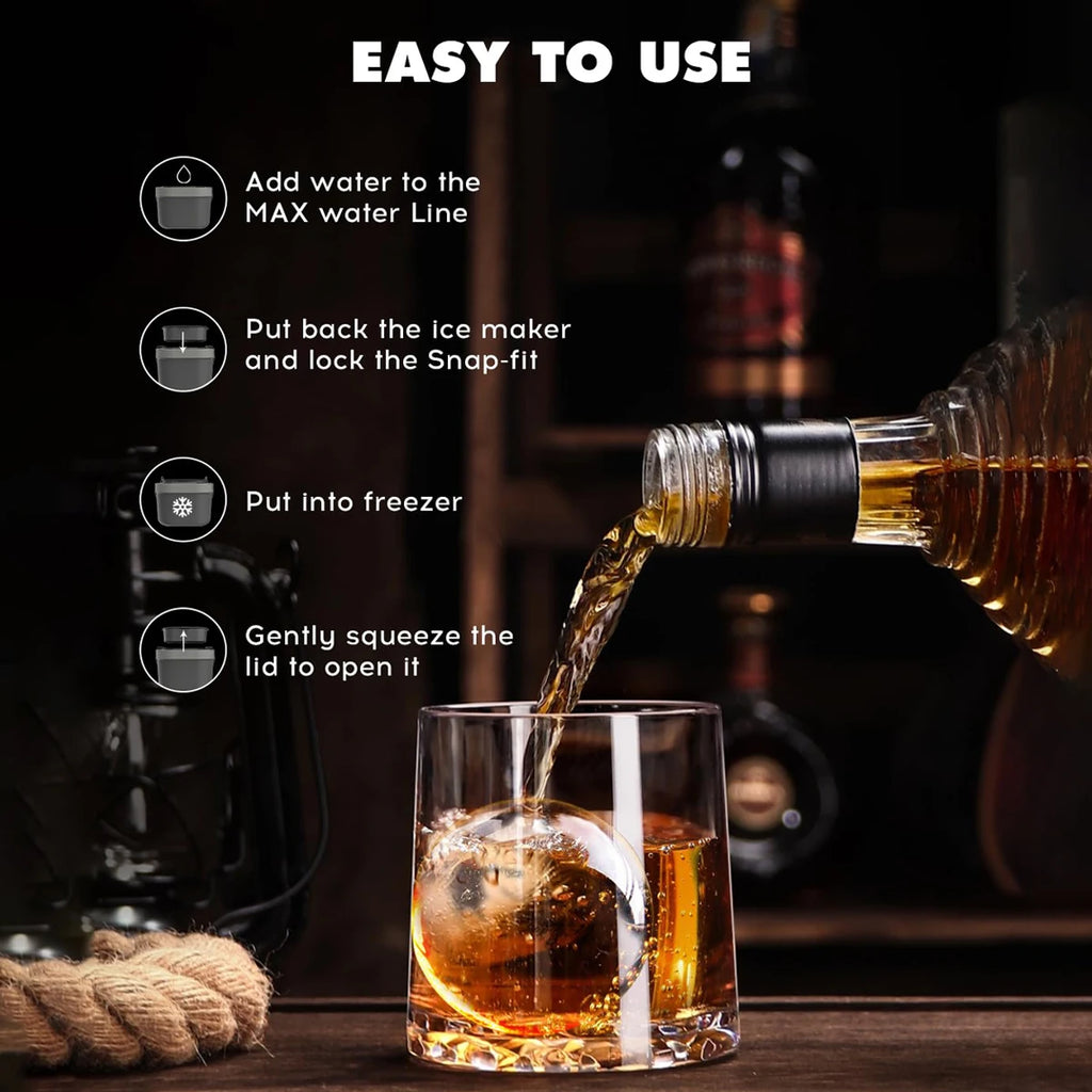 Crystal Clear Ice Ball Maker