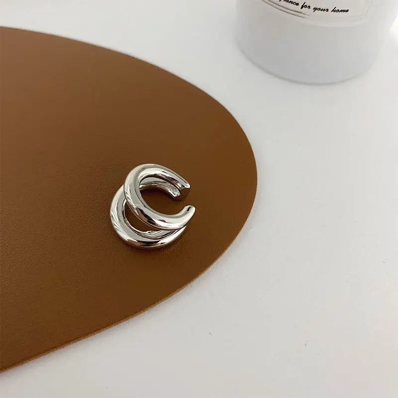 Faux Piercing Circle Ear Cuff