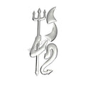 😈 3D Demon Car Emblem Sticker