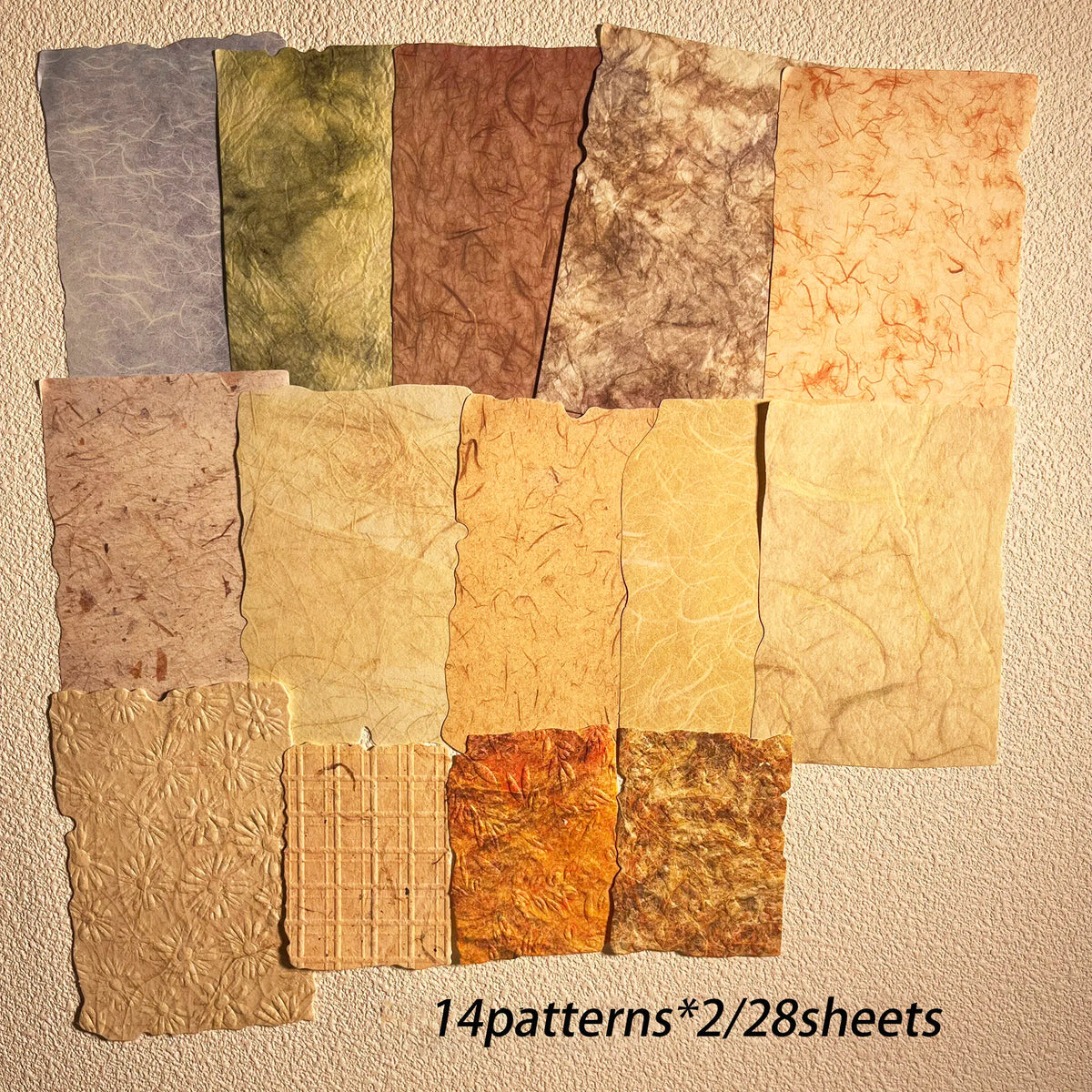 Textured Scrapbook Paper – 28 Sheets