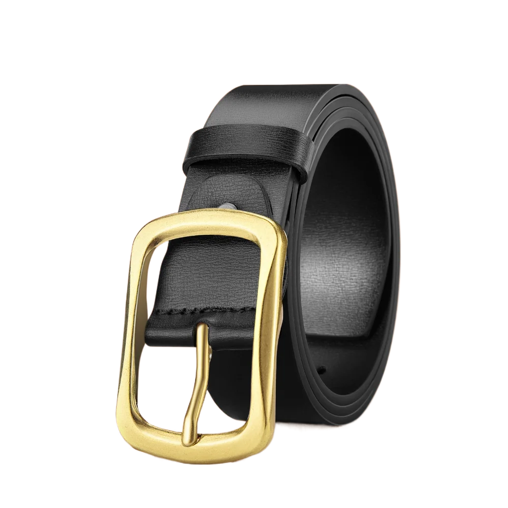 Retro Leather Dress Belt