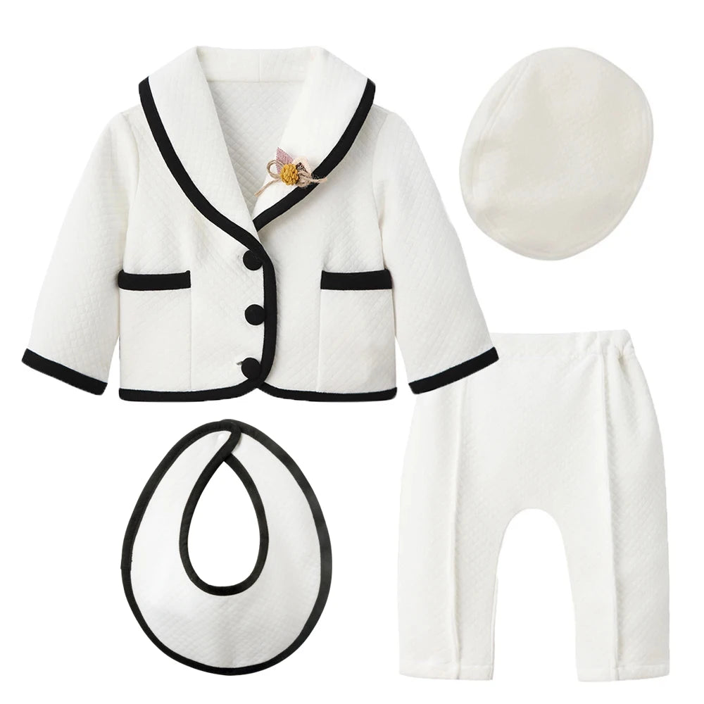 Baby Boy Gentleman Baptism Outfit 0–12M
