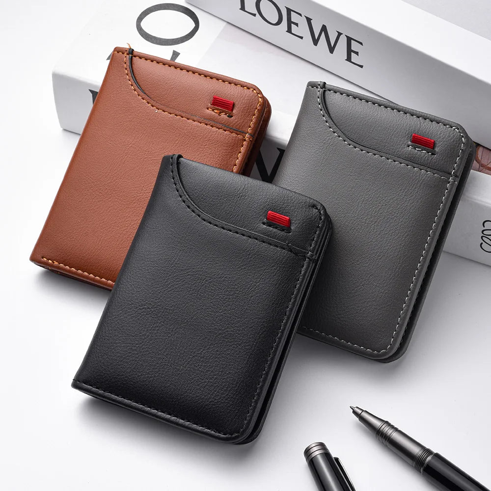 Men's Slim Vertical Card Wallet