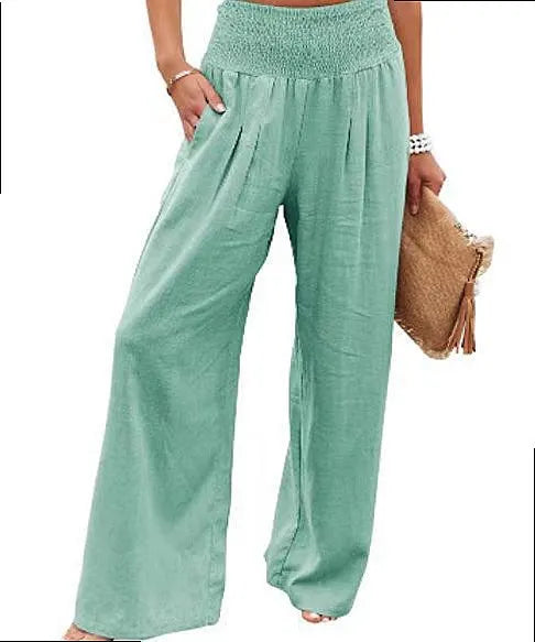 Elegant Linen Cotton Pants