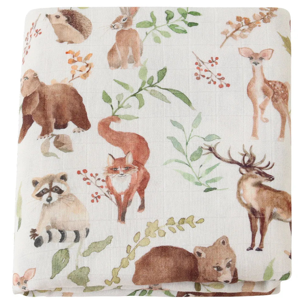 Bamboo Muslin Baby Swaddle Blanket 120cm