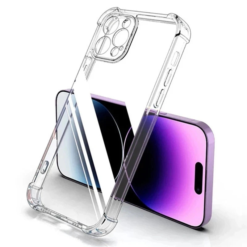 Clear Shockproof iPhone Case