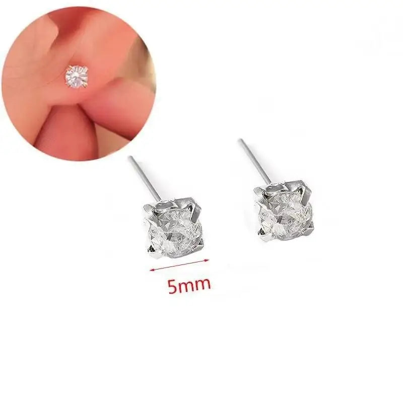 Heart Pearl Stud Earrings