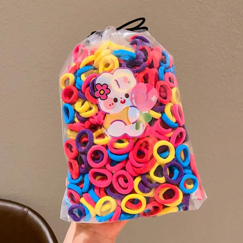 Kids Mini Hair Ties – 100 Pcs
