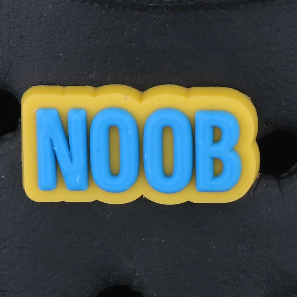 Cartoon Message Shoe Charms