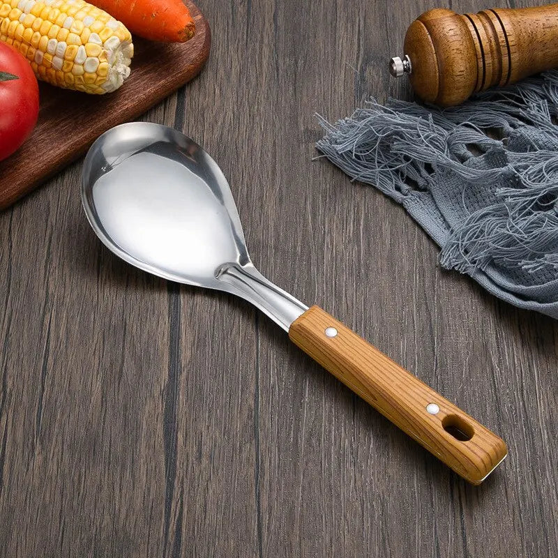Wood Grain Handle Kitchen Utensils