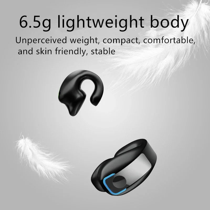 Bone Conduction Earphone Clip Headset