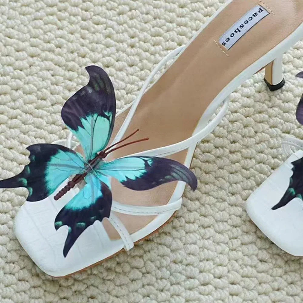 Butterfly Flower Shoe Buckle Clips