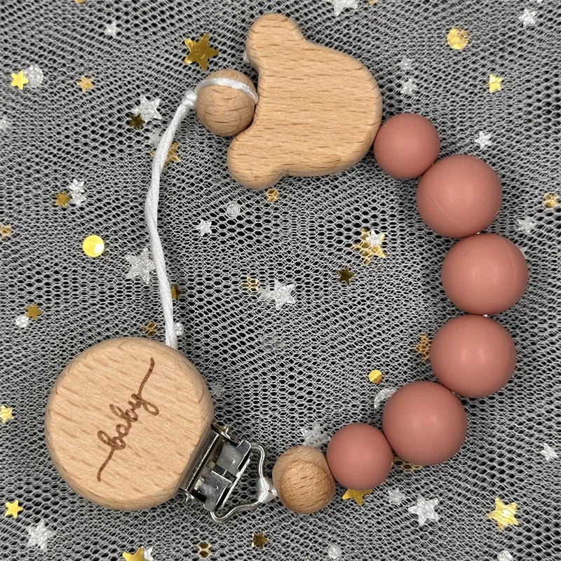Personalized Name Pacifier Clip