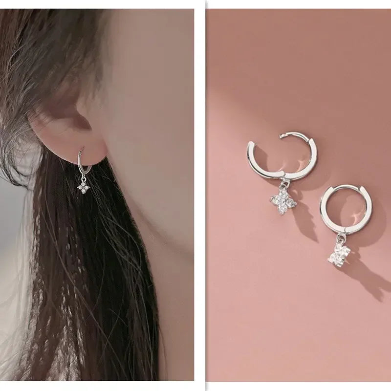 Gold Twisted Hoop Earrings