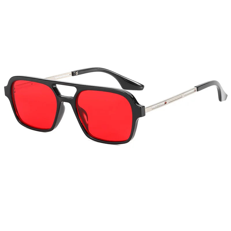 Retro Double Bridge Gradient Sunglasses