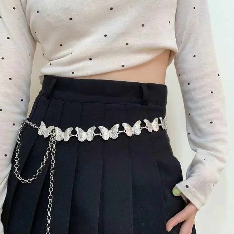 Butterfly Metal Waist Chain Belt