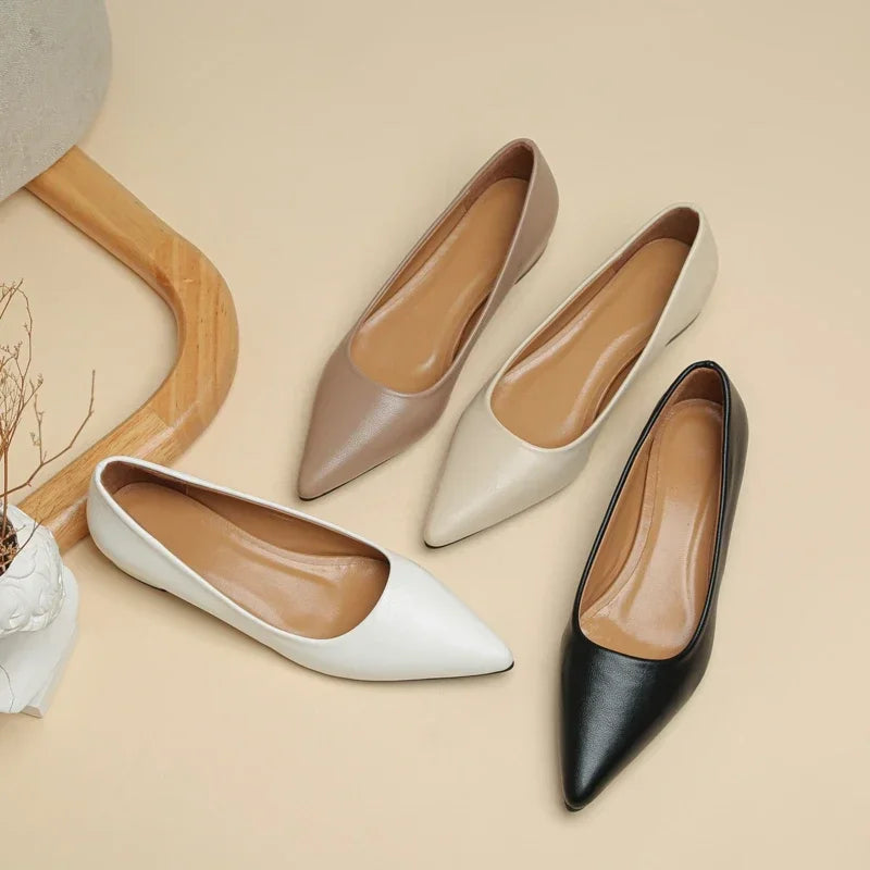 Women's Pointed-Toe Square-Heel Pumps
