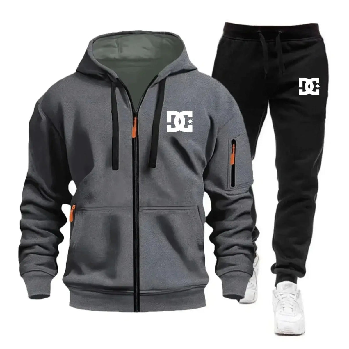 Men's Tricolor Hoodie Tracksuit